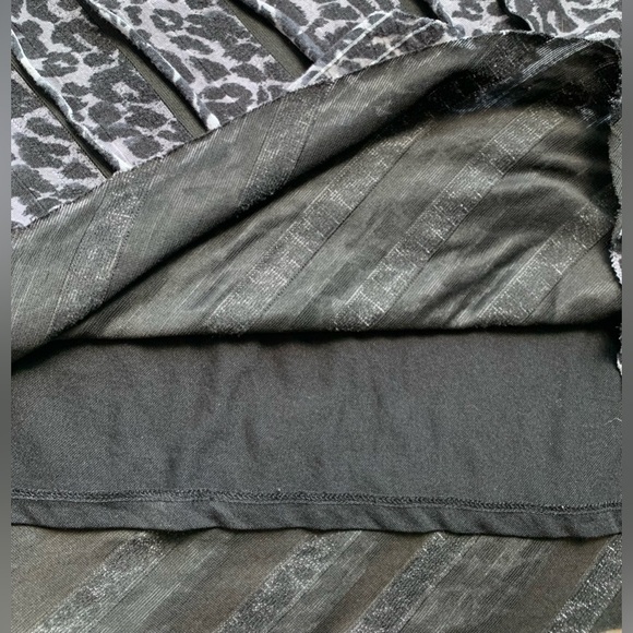 Ruffled stretch animal print Tank Blouse Top Shirt Mini Dress | Style & Co - Picture 7 of 9